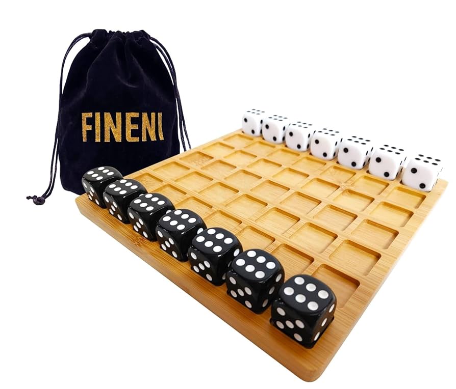 ボードゲーム（テーブルゲーム）色々　トランプ　ドミノ　ファイブダイズ　など Amazon | FINENI ダイスバトル 2人用ボードゲーム 丈夫な2人用